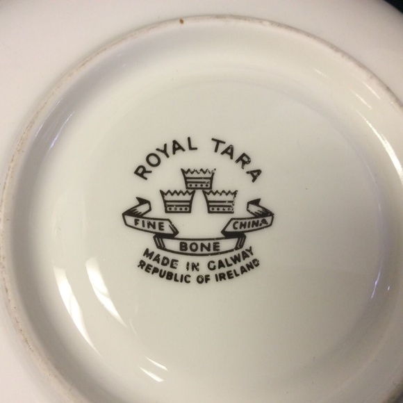 Royal Tara Ireland Bone China Yellow rose Fotted Cup & Saucer - Picture 7 of 11